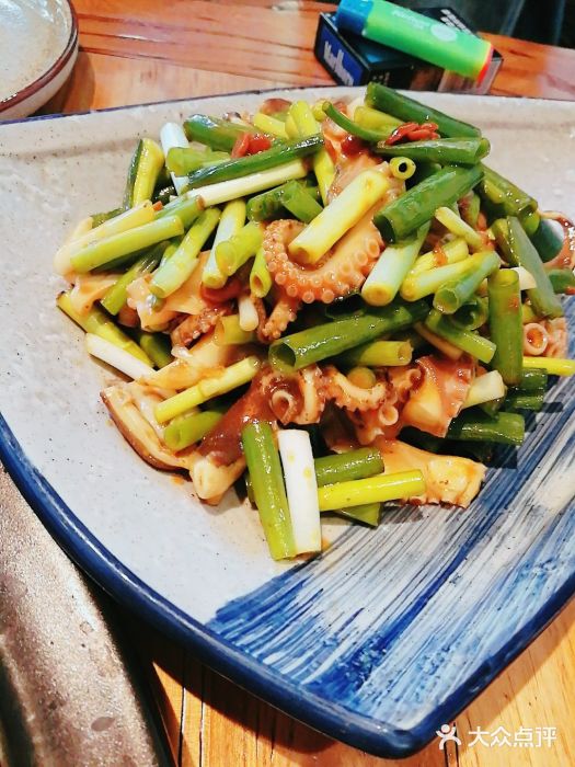 77号·蒸海鲜青岛菜(积米崖店)葱拌八带图片