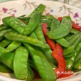 牙齿很喜欢这道脆脆蹦蹦的清炒荷兰豆