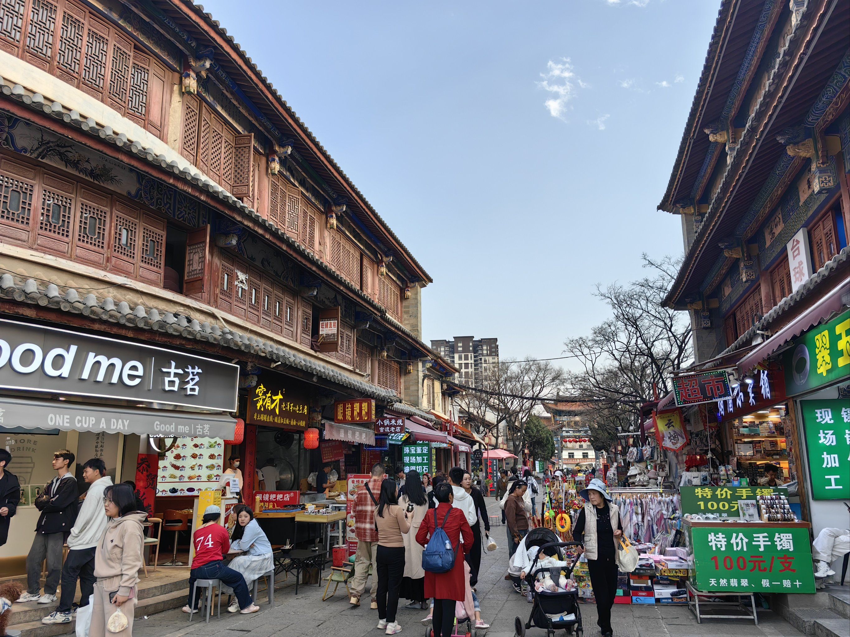 官渡古镇,竟然是个4a景点,主街是九转花