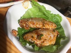 蒜香鸡翅中-胖记烤肉(江汉路店)