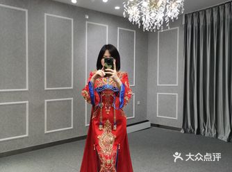 新中式嫁衣旗袍+披风～