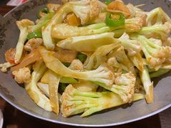 干锅有机花菜-梁记粥铺(开元地中海店)