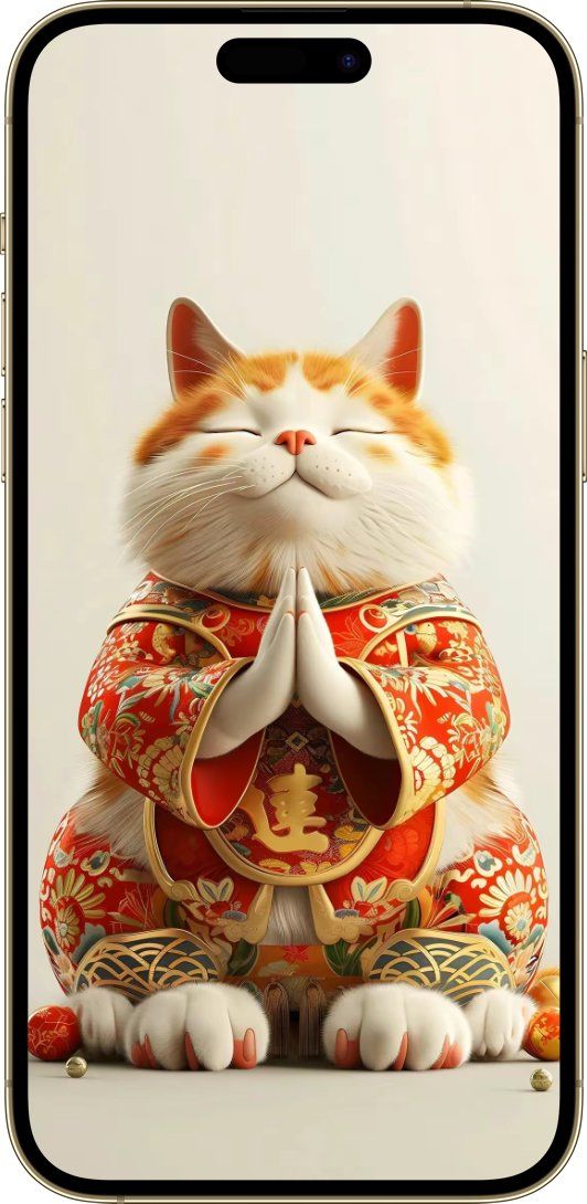 猫咪财神到,好运连连来!