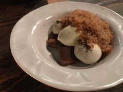 義式咖啡奶凍配巧克力布朗尼-Ocean's Table 欧舍