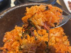石锅鱼籽拌饭-海兰江石锅饭(水上店)