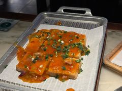 铁板包浆豆腐-绿茶餐厅(光谷世界城步行街店)