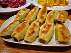 猪肉茴香锅贴-金谷园饺子·烧烤·家宴(人大总店)