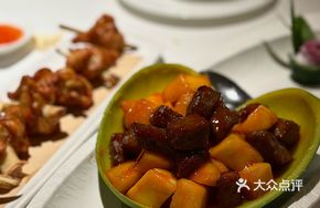 Thai Mango Beef Cubes