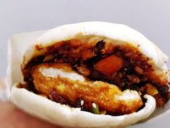 -清真马乐贝腊牛肉蛋黄菜夹馍(马蓉洒金桥店)