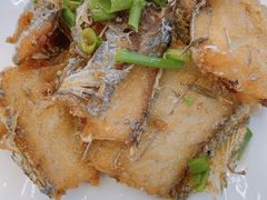 黄金煎带鱼-渔中舟海鲜大排档(普陀沈家门店)