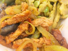 鱼香肉丝-禾匙素食自助(莱蒙都会店)