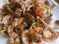 辣炒花蛤-地方名吃海鲜大馅蒸饺(北戴河店)