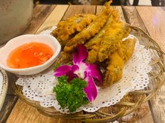 椒盐多春鱼-利杨记·本味轩粥坊·烧烤(宝体店)