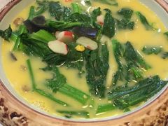 菜蕻皮蛋蟹棒汤-陈生记黑鱼馆·20年活鱼现杀(宁波鼓楼店)
