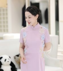 -伊莲妈妈装礼服旗袍高级定制