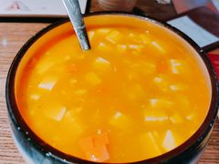 蟹黄豆花-龙少爷碳火干锅(环球中心店)