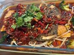 麻辣素烤鱼-朵朵开素食餐厅(后宰门街店)