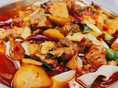 新疆大盘鸡-百格里格.Uyghur cuisine(百色路店)
