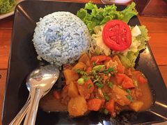 -蝶豆花蓝面条
