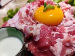 鲜奶浸手切羔羊肉-鲜潭蒸汽石锅鱼(五道口购物中心店)
