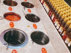自助调料区-阿串串老火锅(力盟店)