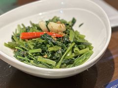 秘制虾酱炒空心菜-帕蓝·暹罗料理(大学路店)