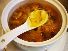 泉水肉汁炖天芝兰花汤-东湖177艺术餐厅 · 东坡院子
