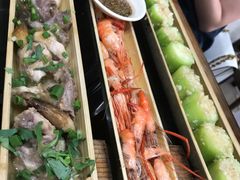 竹筒蒜蓉蒸丝瓜-胡须哥网红竹筒菜