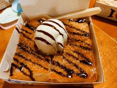 香草冰淇淋厚吐司-阿信厚吐司(曾厝垵店)