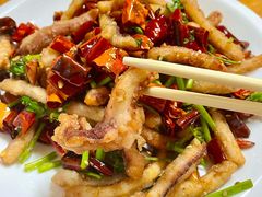 辣爆八爪鱼-桔子海鲜烧烤大排档(台东店)