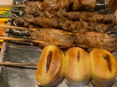 热气羊肉串-云晓光头烧烤吧(川沙绿地店)