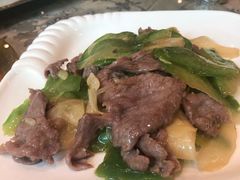 杜远凉瓜紫苏炒牛肉-新兴家喻酒家·羊城名宴(昌岗店)
