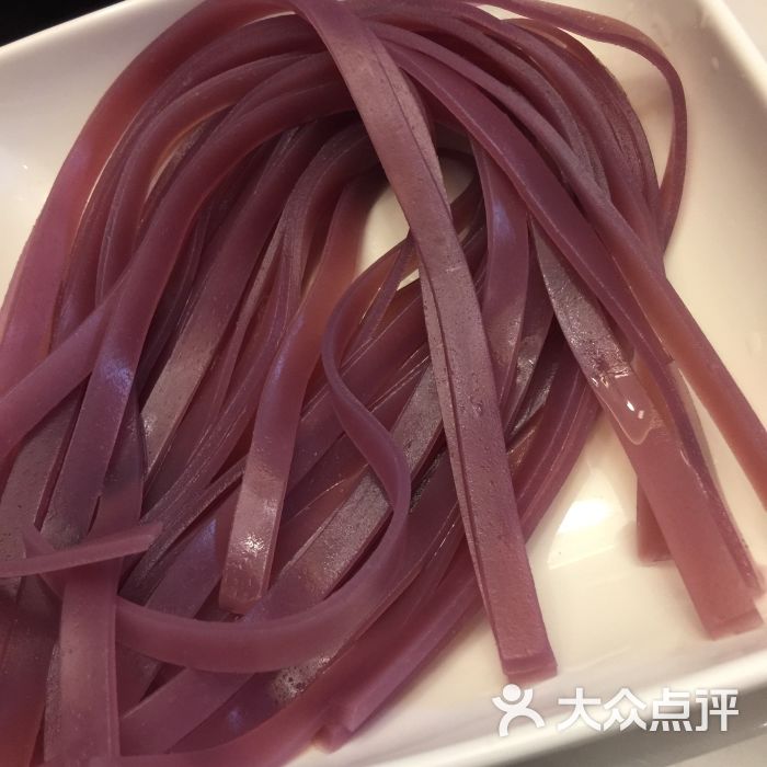 香草香草云南原生态火锅(万达华府店)紫薯粉图片 - 第1455张