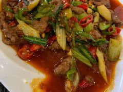 小炒带皮黄牛肉-喜洲翰林餐厅(董家百年老宅店)