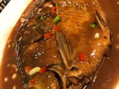 葱烧有机武昌鱼-湖滨客舍·湖北菜