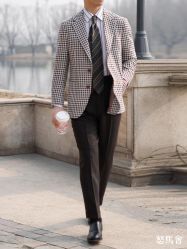 点击看大图 -怒马会 全麻衬西装高级定制