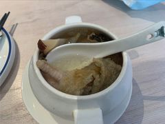 深海刺龟鱼皮炖海螺汤-匠心牛公馆·潮汕牛肉海鲜火锅(索菲特店)