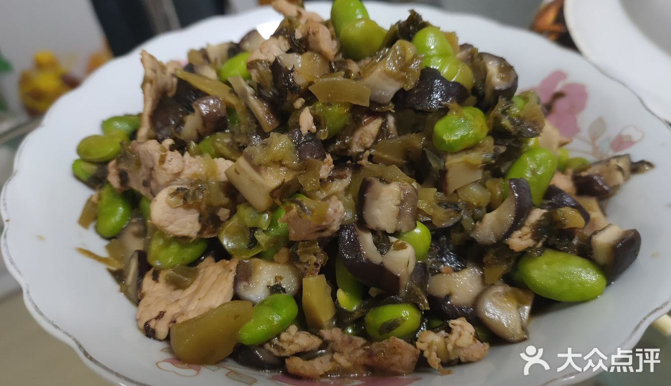 爽口下饭小菜-----青豆小炒三丁