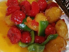 -东来菜馆•手抓海鲜家常菜•海鲜锅贴(鸽子窝店)