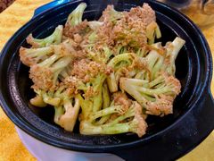 虾酱啫菜花-阿四台山黄鳝饭(东门店)