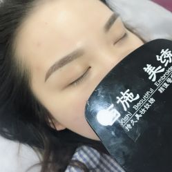 -西施无菌半永久纹绣眉眼影唇轻增发纹发际线