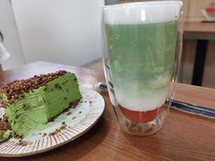 白桃抹茶-無邪日式甜品(世博源店)