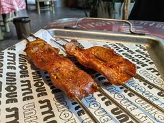 碳火烤大刀腰片-火塘云南烧烤大排档