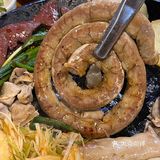 在青岛吃到韩剧同款烤牛肠 巨巨巨好吃！！！