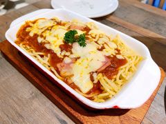 芝士培根肉酱焗意大利面-周沫西餐(漫广场店)