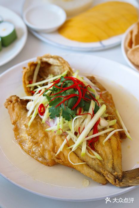 surin泰国小象餐厅(泰国料理)青芒炸鱼图片