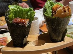 香酥鳕鱼鹅肝手卷-本逸·割烹料理(湖墅店)