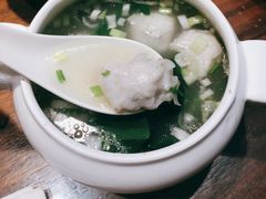 鲜嫩黄花鱼丸汤-将相和·海鲜蒸饺大连菜