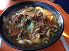 蘑菇海带肉丝面-东方削面(操场城街店)