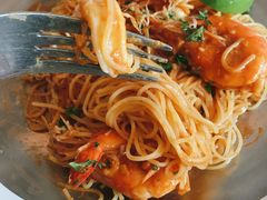 鲜虾浓汁天使面-The Rug Cafe(王府中环店)